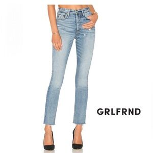 GRLFRND Karolina High-Rise Jean, Last Dance, Size 25